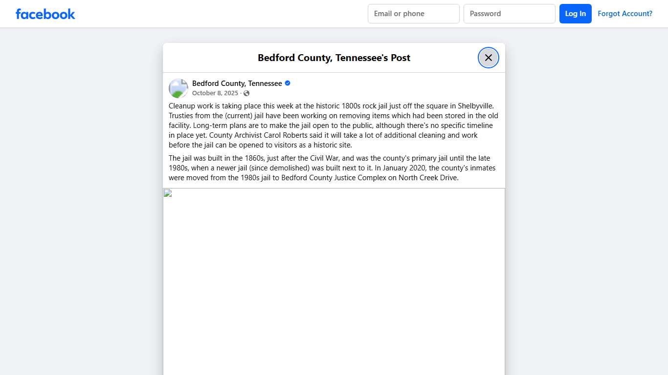 Cleanup work is taking place... - Bedford County, Tennessee | Facebook